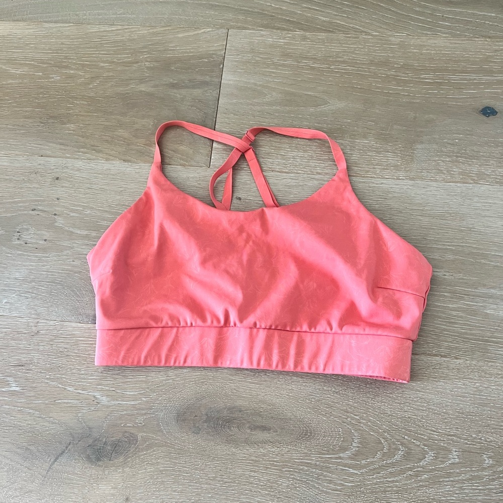 Tavi brand peachy pink sports top, size women’s 8